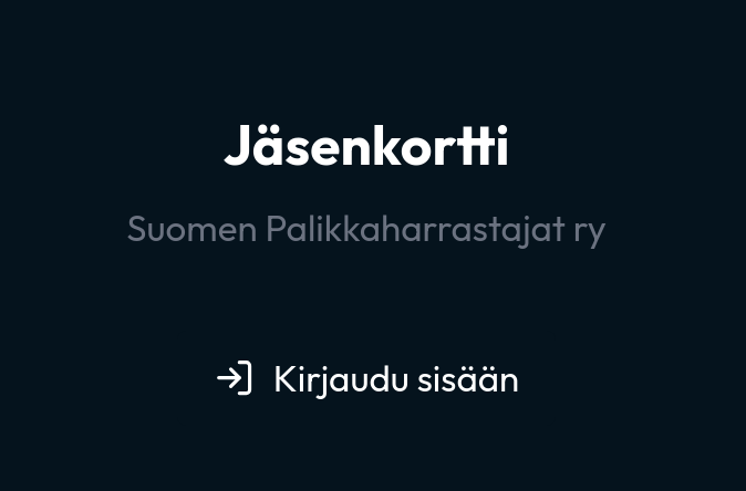 Keskustelualueen kirjautumispainike